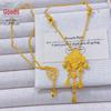 Retro Exquisite Fashionable Clavicle Chain Necklace with Baoxianghua Tassel - New Chinese Style