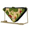 Prada Cosmetic bag/toiletry bag [Customized bag] Polyester fiber, mushroom forest, distressed moss Mushroom Forest Mushroom Forest-White Gift Box