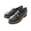 [AmiAmi] Loafers, Platform Loafers, Black, Lightweight, Black, Women's, Comfortable Loafers, Stylish, Enamel, Easy To Walk In, SY405 (M (23.5cm), Blac