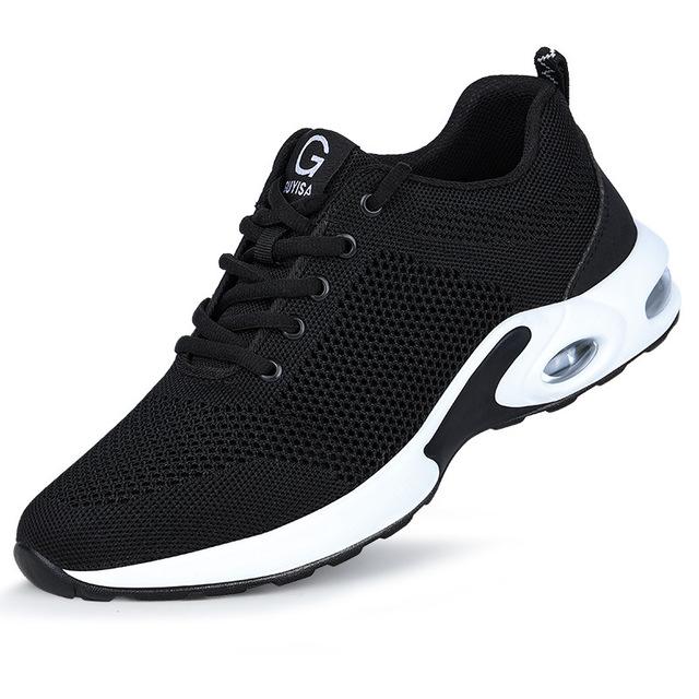 Fashion 2024 Fashion Safety Work Shoes Men Steel Toe Cap Indestructible Shoes Anti-Smashing Construction Safety Boots Work Sneakers Male