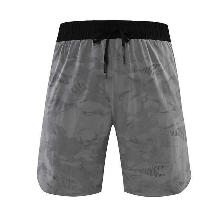 

Мужские летние быстросохнущие камуфляжные спортивные шорты — легкие, дышащие, свободного кроя для бега и баскетбола 3XL серый