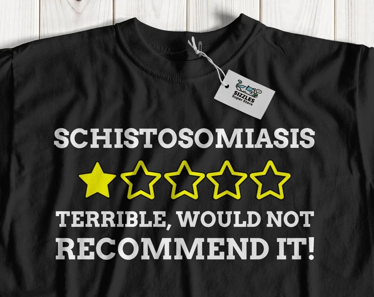 

Unisex Funny Schistosomiasis T-Shirt Parasitic Worm & Parasite Gifts S