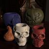 Xiaomi 3D Halloween Skull Pumpkin Silicone Mold DIY Crystal Epoxy Resin Gypsum Flower Pot Casting Mould Home Decor Making Tool