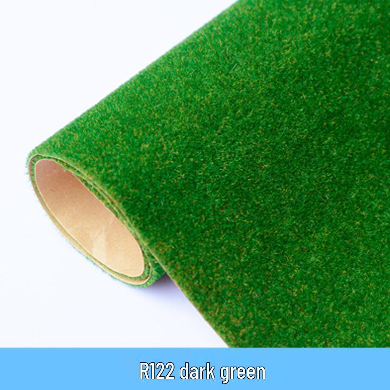Model Turf Flocked Nylon Lawn: Simulation Grass for Miniature Landscape & Train Scenery