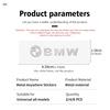 BAAV1 2025 Hot Metal Car Logo Emblem Decal Anywhere Stickers Decor Accessories For BMW E87 E70 E91 E30 G20 E92 E93 E60 E46 E90 G30 E53