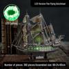 Lewo 3D Puzzle LED Black Pearl Pirate Ship - High Difficulty Stress Relief for Adults