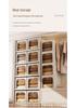 Tianshan Foldable Cotton & Linen Narrow Wardrobe Organizer Basket