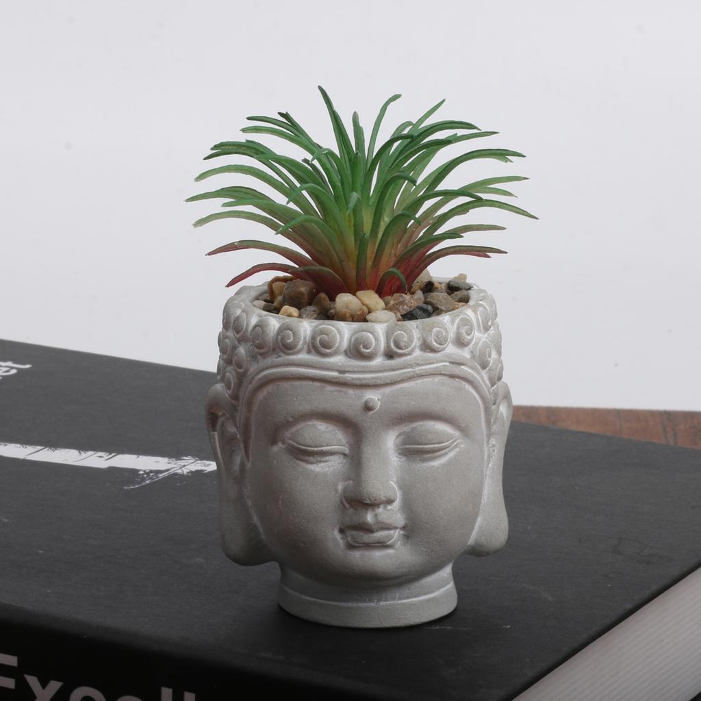 Cement Buddha Decoration, Zen Arts And Crafts Home Decoration, Fish Tank Aquarium Scenery Chinese Tea Pet Decoration, room Decor