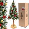 Artificial Christmas Tree 180cm On A Trunk Diamond Snow-Covered Dense Pine XL | Poland