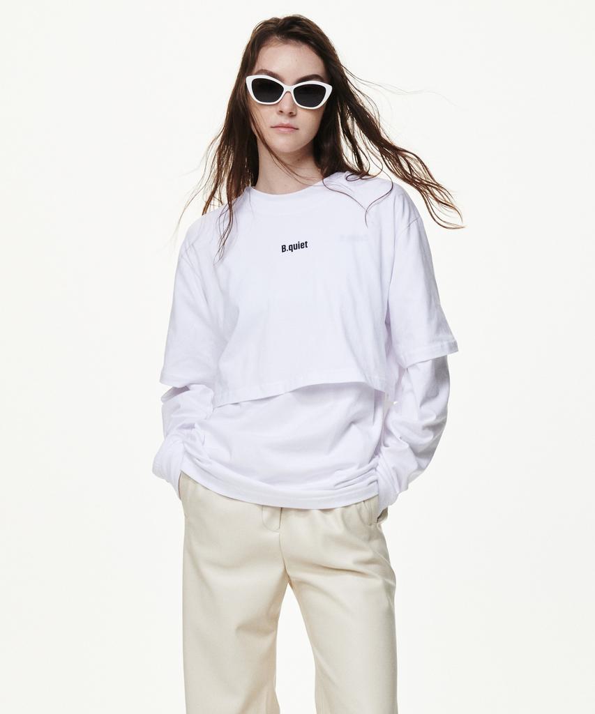 Bikwaieos Faux Leather Banding Flare Pants_Cream