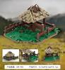 MOC-223492 Medieval Castle Animal Stable Small Particle Assembly Building Blocks Building Models Toy Decoration