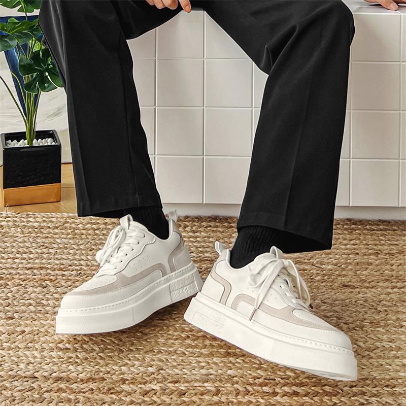 Модные повседневные мужские туфли из натуральной кожи для серфинга — фото 3