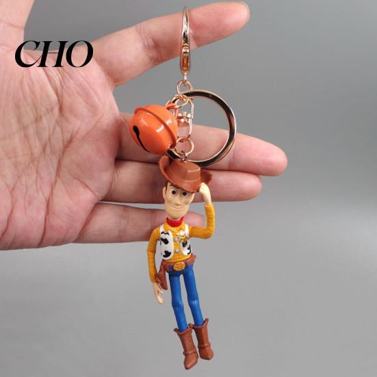 Unisex Car Keychain Pendant, Woody Buzz Lightyear Air Freshener, Aromatherapy Polyvinyl Chloride Vent Clip Accessory for Toy Fan Gift Toy-Story