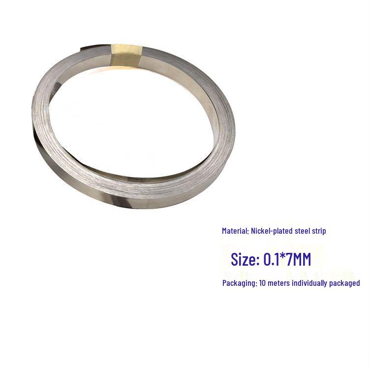 10m Single Strand Nickel Strip (0.1mm) & 0.15mm Spot Welding Nickel-Steel Strip for Battery Connection