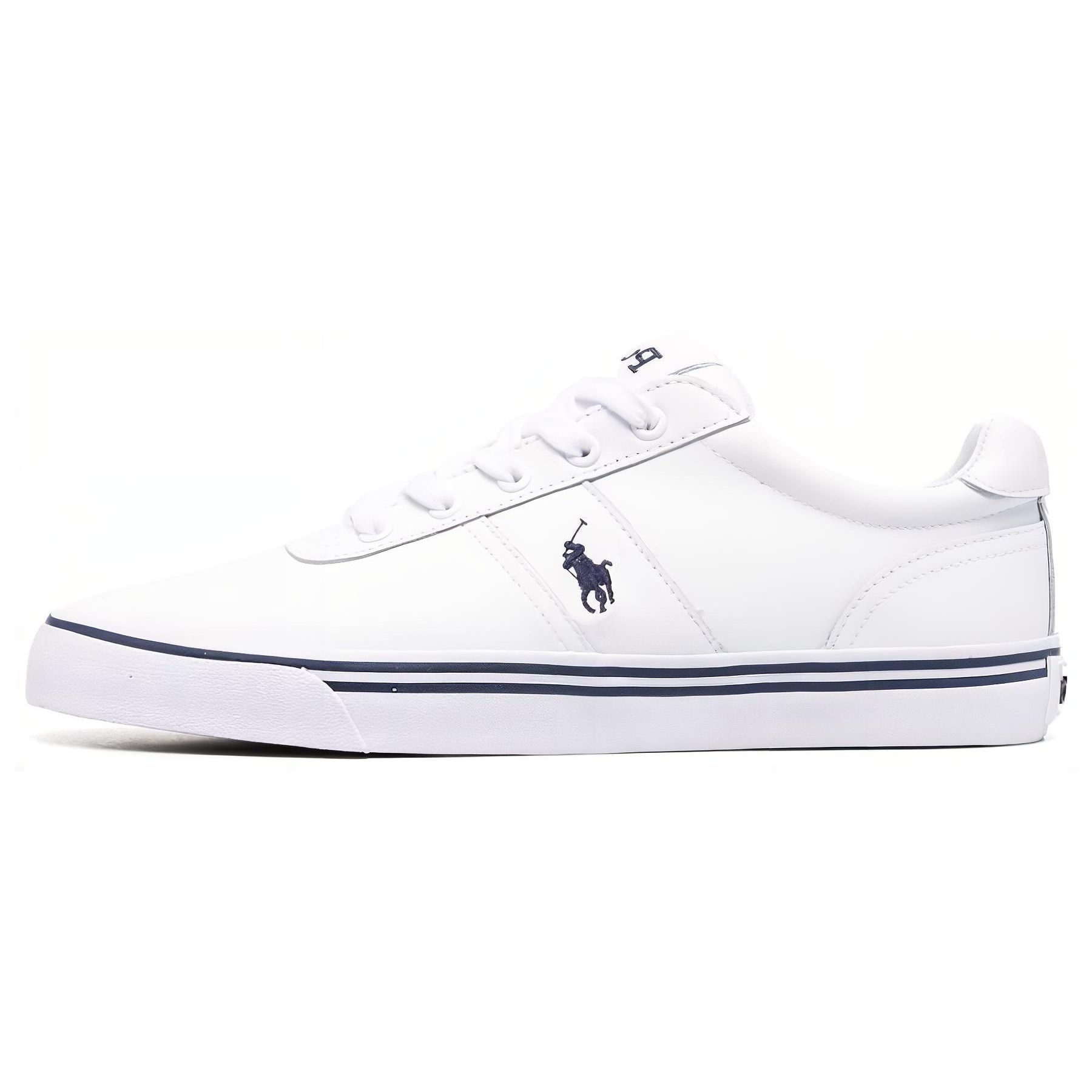 

Polo Ralph Lauren Кожаные Универсальные Модные Низкие Кроссовки Мужские Кроссовки Белые 816765046002 40