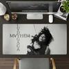 Singer Actor Lady Gaga Mayhem Mouse Pad Large Nonslip Waterproof Mat Stitched Edge Keyboard Pad For Gaming Daily Office