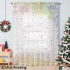 Colorful Cherry Blossom Window Curtain Spring Vitality Cute Element Pole Insert Window Curtain Decorative Screen Curtain