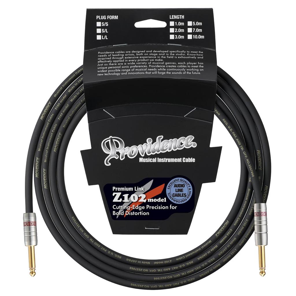 Providence Shielded Cable Z102 10m Plug S/S (Straight/Straight)
