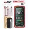 ANENG 683 Smart Multimeter Tester High-end Touch Rechargeable 6000 Counts Multimetro Test Multitester AC/DC Voltage Current Tool