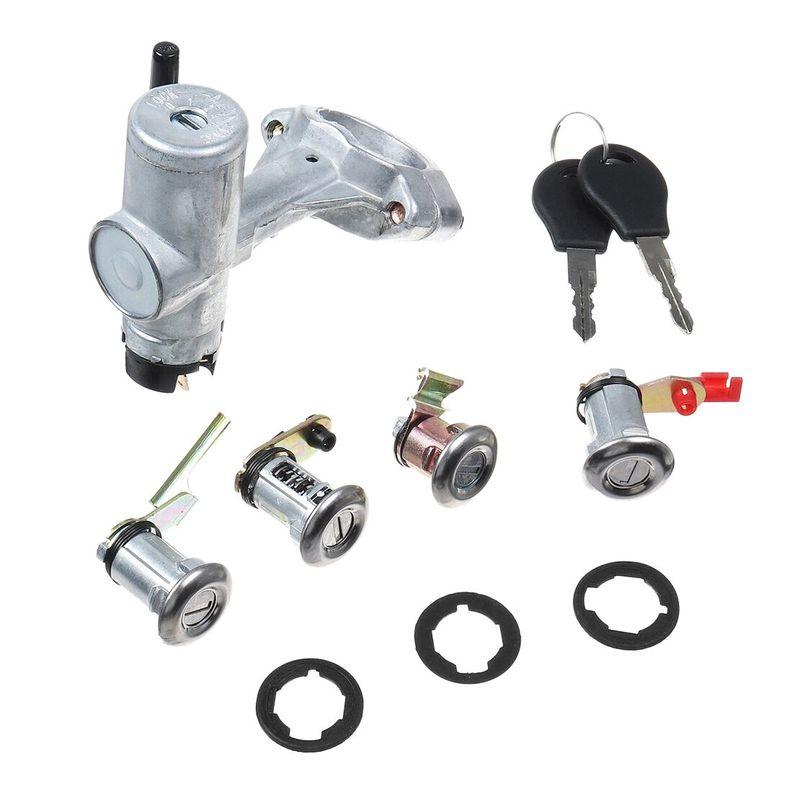 99810-50A00 Ignition Barrel Starter Switch Door Barn Lock Cylinder with Key Kit Fit for Nissan Patrol GQ Y60 1988 1989 1990-1998