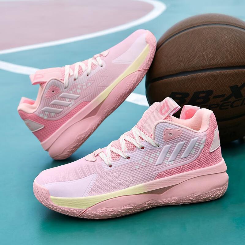 

Lillard 8-го покоління зносостійке фактичне баскетбольне взуття 2025 нові чоловічі та жіночі 9-суглобові молодіжні кросівки спортивне взуття взуття для бігу 41 рожевий