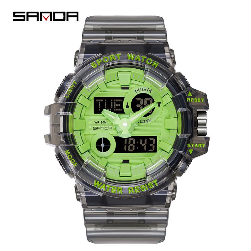 Orologio Sportivo Impermeabile Multifunzione Sanda per Studenti con Sveglia