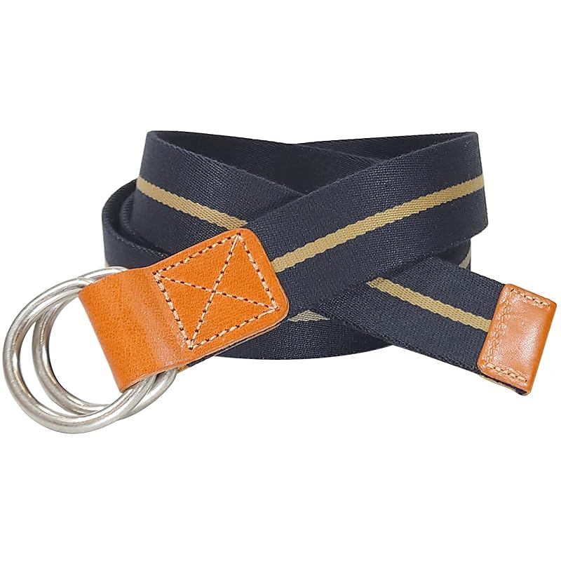 

[Doctor Kronos] GEVAERT Gewald Belgian W ring slender belt GVT-1066 Black black ring belt