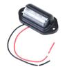 1 peça à prova d'água 6 led 12v luz de placa de carro barco caminhão trailer lâmpada de degrau