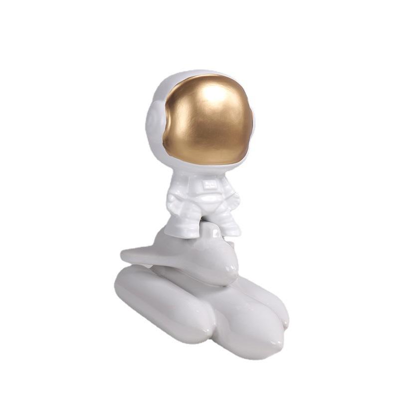 Kreatywny Wszechświat Kosmiczny Królik Kreskówkowy Ornament Astronauta Salon Biurko Pokój Dziecięcy Pokój Modelowy Dekoracja Wejścia