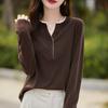 Cashmere genser for kvinner Qinghe cashmere 50 % ull 50 % silke Dame høst og vinter kashmir genser myk og varm