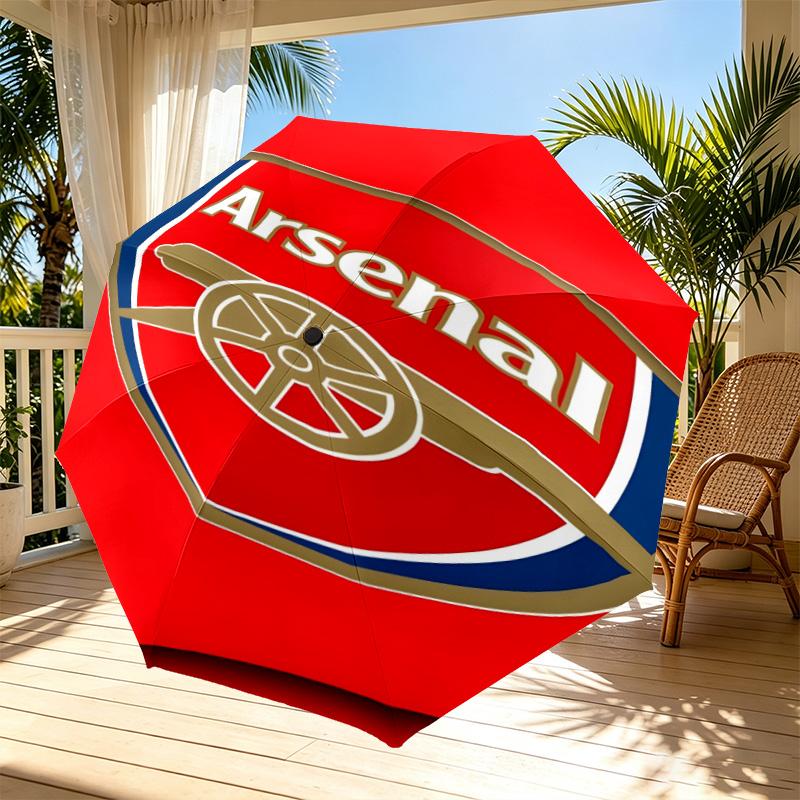 football team.C Print Automatic Open Close Umbrella, Portable Foldable Umbrella, for Outdoor Commute Camping Trip, Ideal Birthday Gift