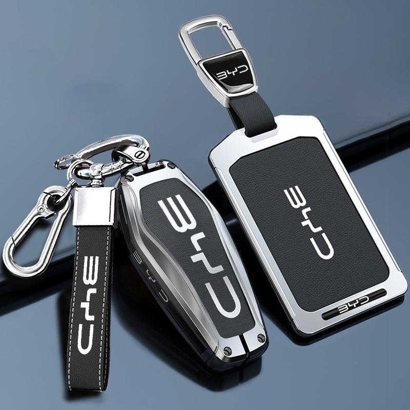 Auto NFC Kaart Afstandsbediening Sleutelhoes Fob Hoes Beschermer Houder Shell Voor BYD Tang DM Han EV Song PRO Qin PLUS DMI Sleutelhanger Accessoires