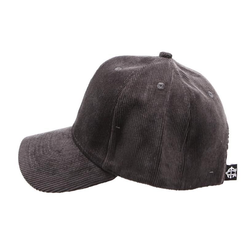 EIGHTVOLUME Ev Plain Corduroy Cap (Gray)