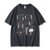 Ich mag dieses Rock T-Shirt nicht Lustiges Marcus The Worm Meme T-Shirt Unisex Damen Lässig Übergroß Vintage Baumwolle Kurzarm T-Shirts