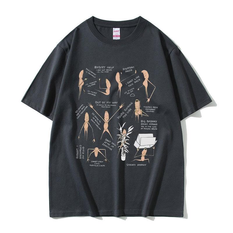 Ich mag dieses Rock T-Shirt nicht Lustiges Marcus The Worm Meme T-Shirt Unisex Damen Lässig Übergroß Vintage Baumwolle Kurzarm T-Shirts