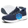 Waterproof Sneakers for Wide Fit 25101 [B+WP] Slip-on Walking, Comfortable, (3E), Lightweight, Sports/Commuting Shoes, Navy, 24.0cm