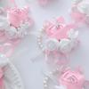 Romantik Seidenblume Braut Handgelenkblume Corsage für Hochzeitsfotografie Verlobungsparty Zubehör Handgelenkdekoration