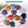 40mm Natural Crystal Large Heart Shape Rock Polished Gemstone Healing Crystals Palm Pocket Stone Quartz Home Decor Ornament Gift