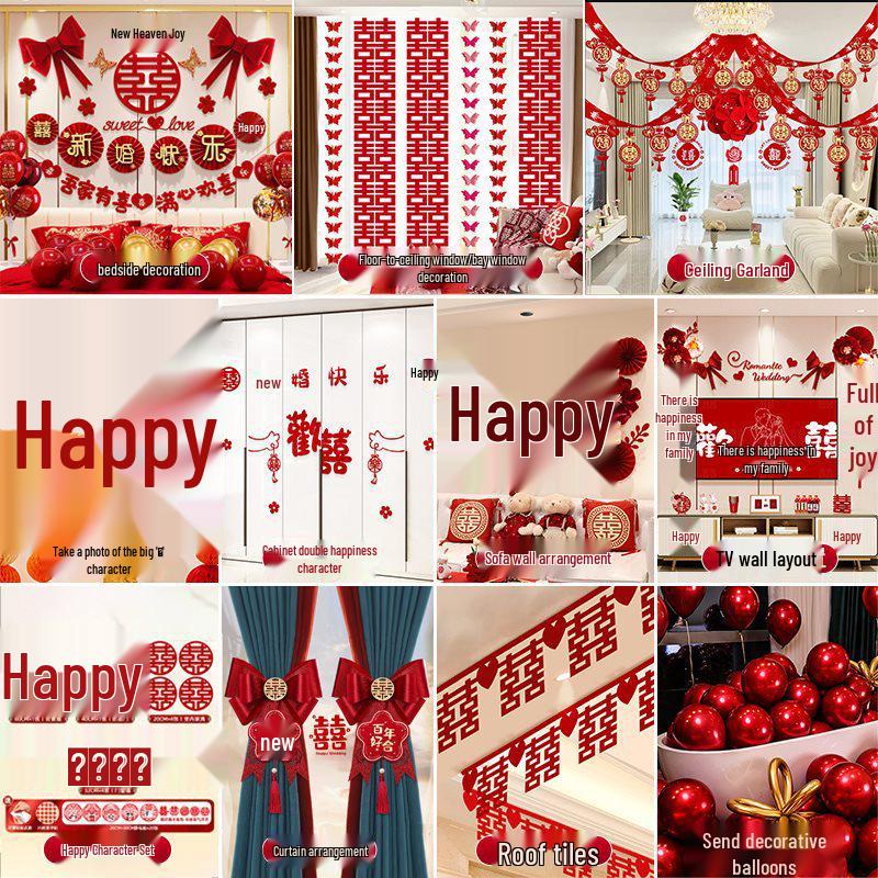 Komplett Bröllopsrumsinredningsset för Sovrum & Nytt Hus