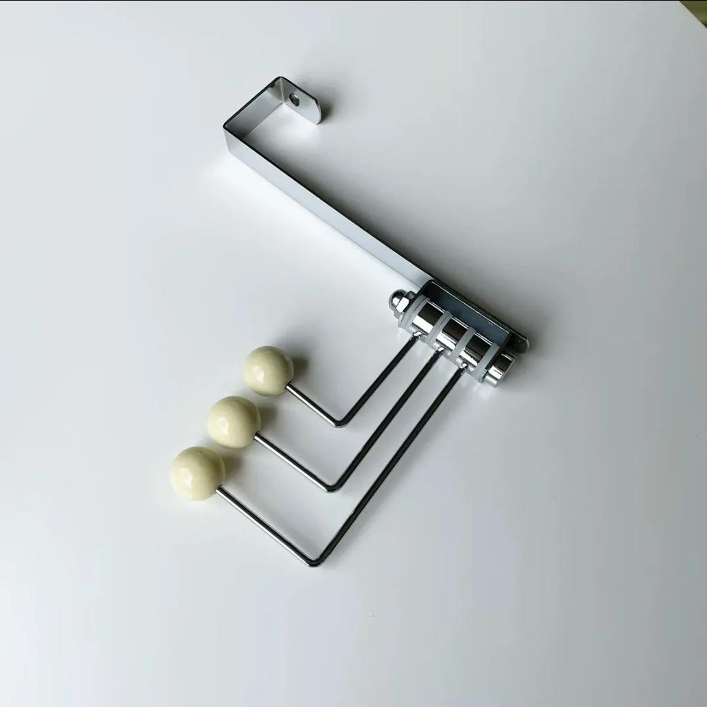 Home Door Back Hook Wall Hanging Rotatable Clothes Towel Hanger Bathroom Space Saving Hook Home Kitchen No Punch Organizer Tools