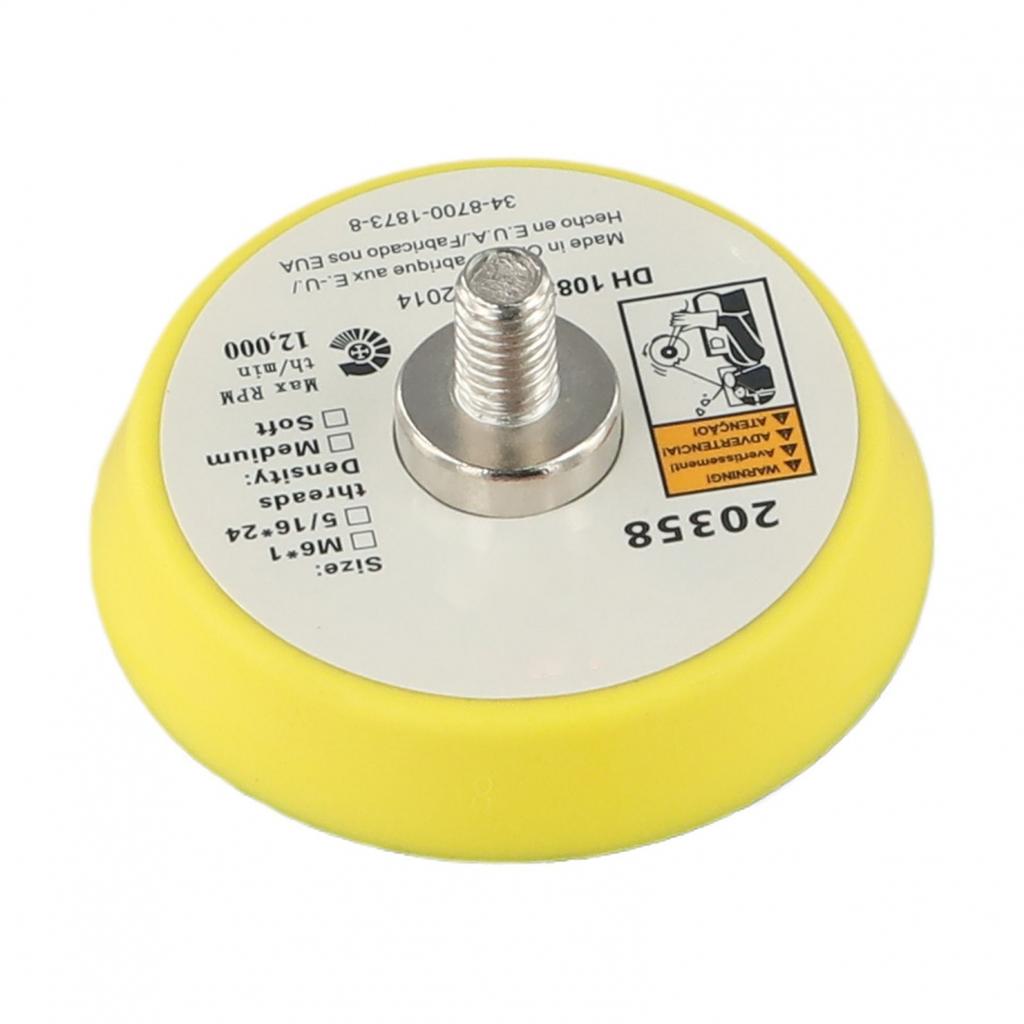 2/3/5 Inch Polishing Sanding Disc Backing Pad Hook And Loop/For Pneumatic Sander
