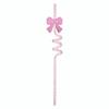Bow Spiral Straw Cartoon Straw Drink Accessory Party Party 10pcs