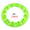 2Pcs 8-inch ATV Wheel Trim Hub Protection Decor Rim Cap Universal Vehicle All Terrain Wheel Plastic Cover Fit 8 Inch Tires