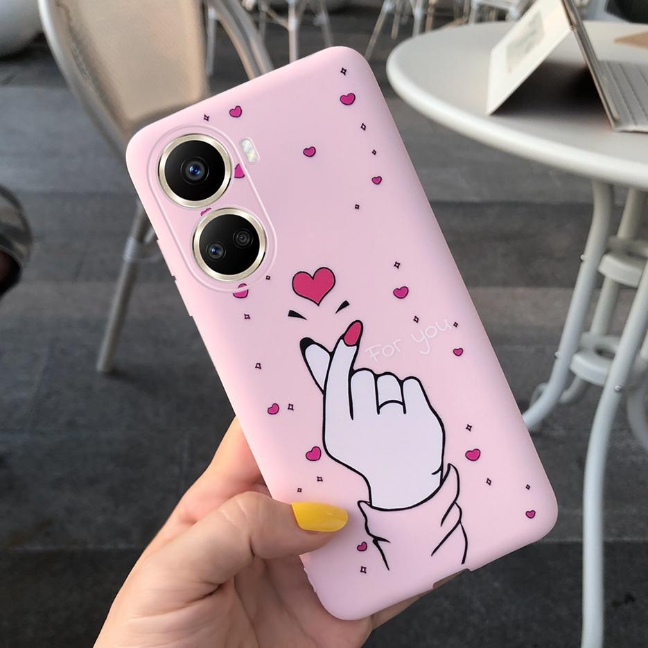 For Huawei Nova 10 SE Case BNE-LX1 BNE-LX3 Cute Candy Painted Cover Soft Silicone Case For Huawei Nova 10SE Nova10 SE Back Cover
