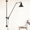 Minimalist Industrial Rotating Rocker Arm Wall Lamp with Eye Protection for Living Room, Bedroom, and Dining Area
