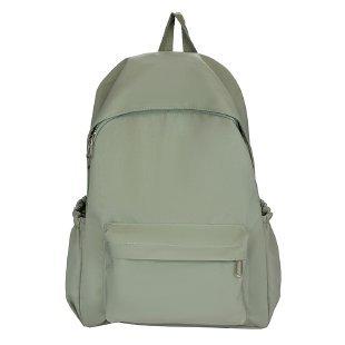 TS JYL laptop bag,Women Student Backpack Korean Style Solid Color Simple Junior High Bag