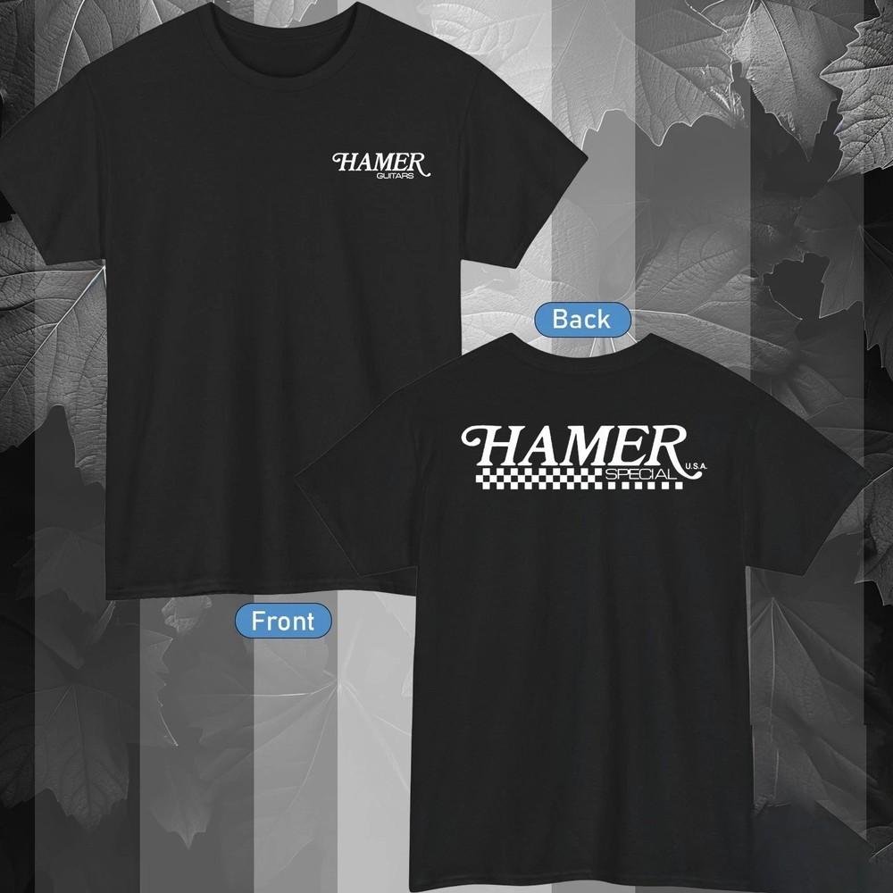 

Hamer Guitar Logo Active T-Shirt Color Black/Red/Navy/Blue/White/Grey S-5XL M
