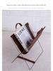 Contemporary Light Luxury Magazine & Book Storage Rack