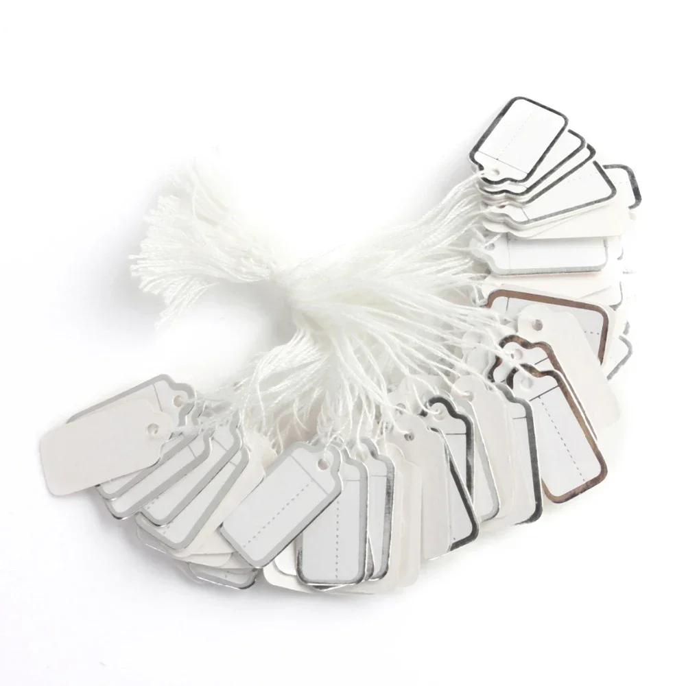 Label Price Tag Paper Replacement Tag Labels 2.6cmX1.3cm Accessories Blank Label Custom Printed Gold/silver Edge