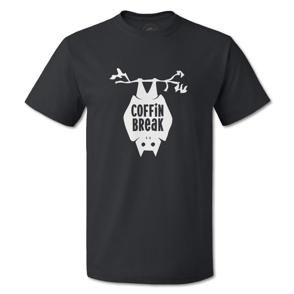 Funny Graphic T Shirts Halloween Coffin Break Cotton Casper Top Custom S